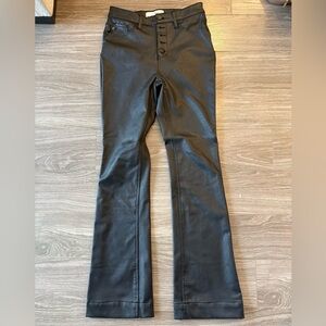 Women’s Black Faux Leather Pants